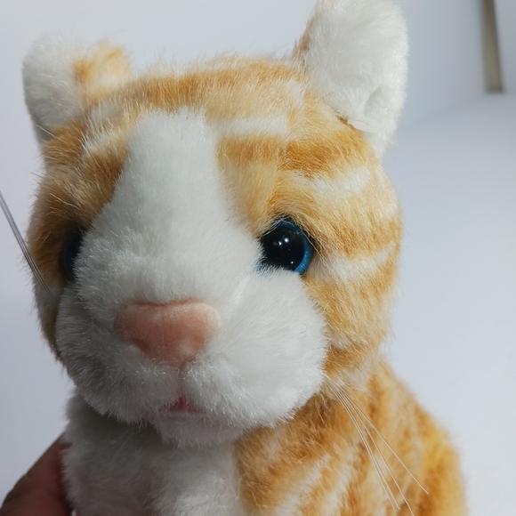 American Wego 7" Kitten Rurrs Cat Tabby Orange Cat Plush Stuffed Animal - Picture 9 of 9